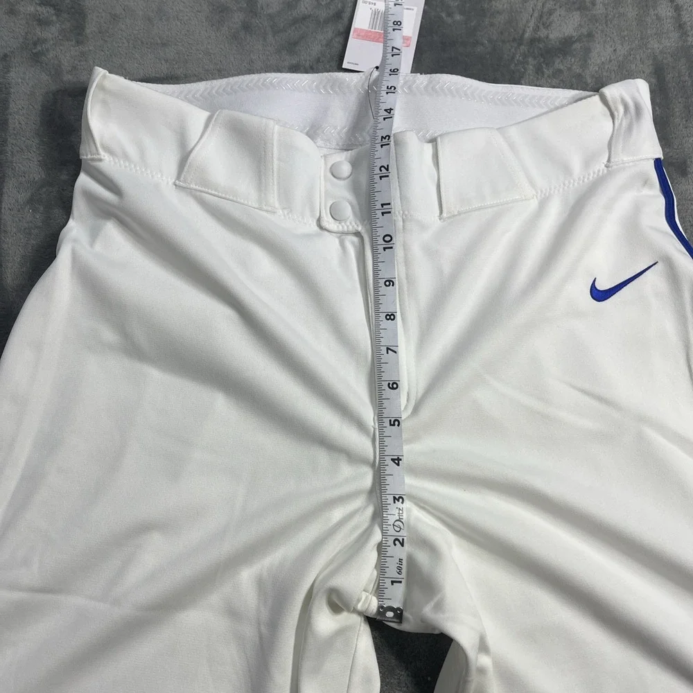 Nike Pants Mens Large White Blue Team Baseball‎ Piped Performance BQ5489-108